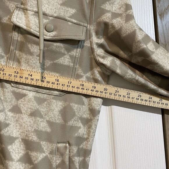 Aztec Pattern Mens Shaket Button Up Hoodie Size Small - Picture 7 of 7